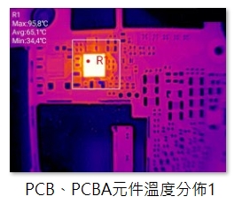 PCB、PCBA元件溫度分佈1