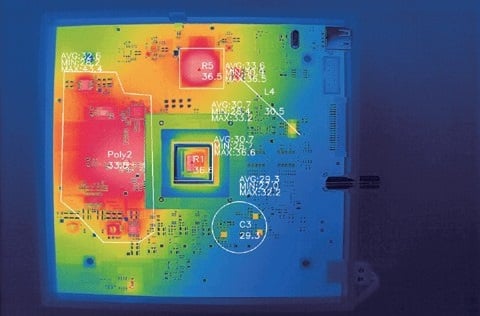 PCB量測畫面