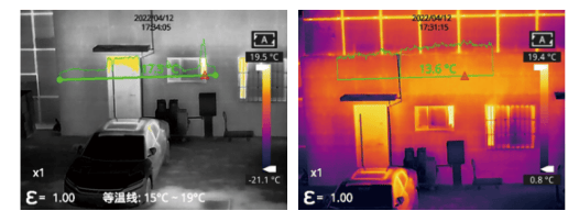 手持式手持測溫熱像儀(熱成像)，特別適用於電力設備巡檢、電子電路設計、HVAC、生產線、石油化學工業、太陽能光電設備、車用電池等領域的量測與分析。以非破壞性檢查最佳夥伴。