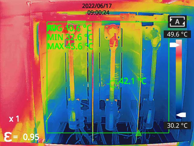 電力保險絲溫度異常量測1-紅外線