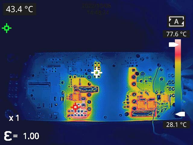 PCB、PCBA元件溫度分佈5